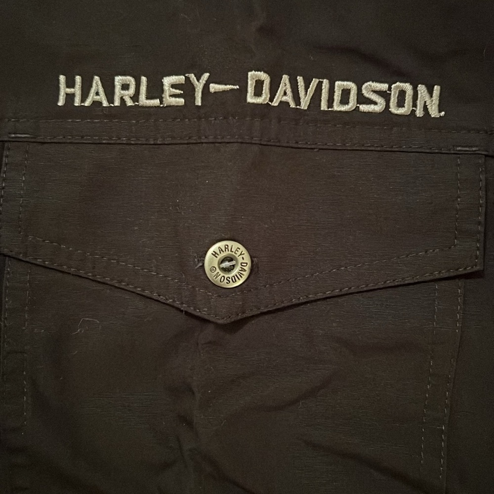 Harley Davidson black shirt, long sleeve, brand new , with tags - Picture 3 of 5